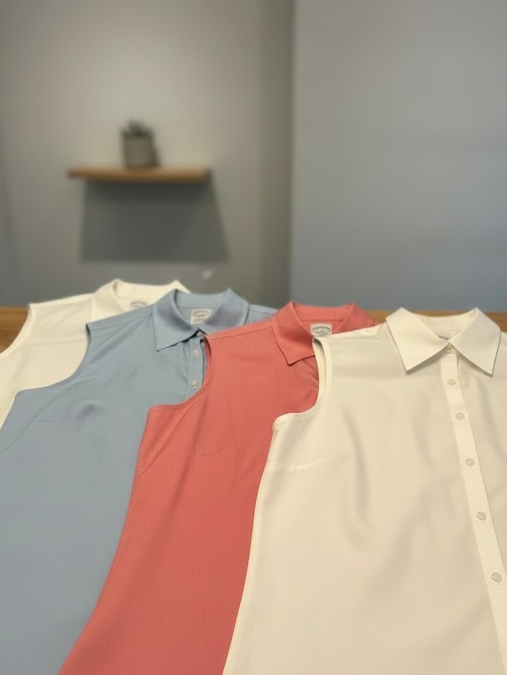 Brooks Brothers Fitted No-Iron Sleeveless Blouses